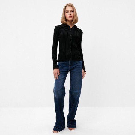 Jumper Women's Minaku: Knitwear Collection Black Color, size 46-48-1