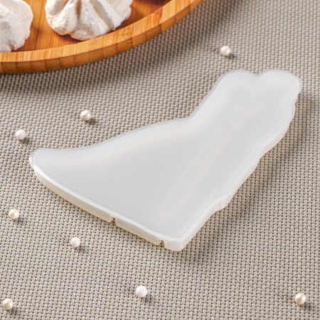 Silicone Mold for candies and chocolate "Wedding", 12.5 × 9 cm, the color is transparent-4