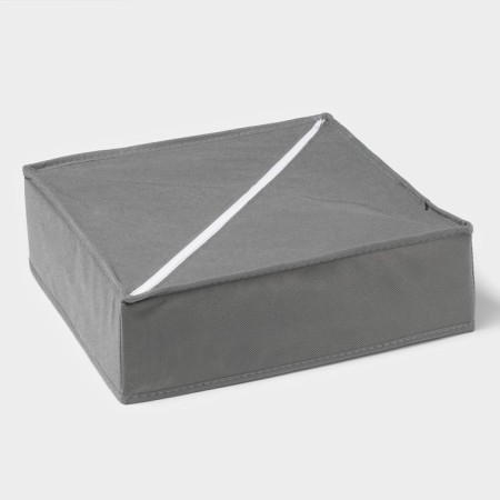 Organizer for storing linen "Smart", 7 cells, 32 × 32 × 10 cm, color gray color-4