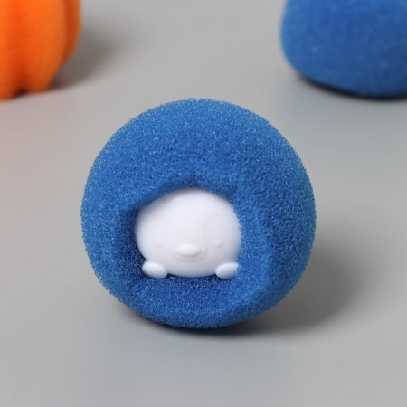 Balls for the washing of the share, set 4 pcs, d = 8 cm, blue/orange color-8
