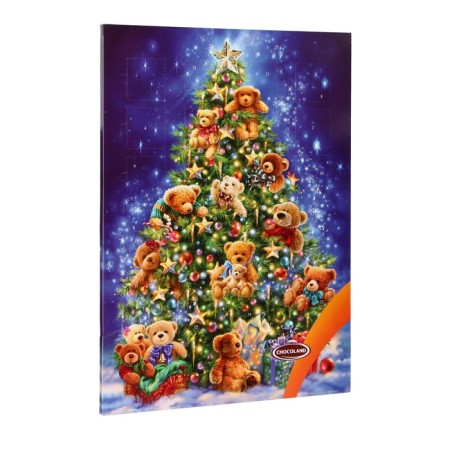 Advent calendar with mini-tiles made of milk chocolate "Mix", Assorted, 75 g-1