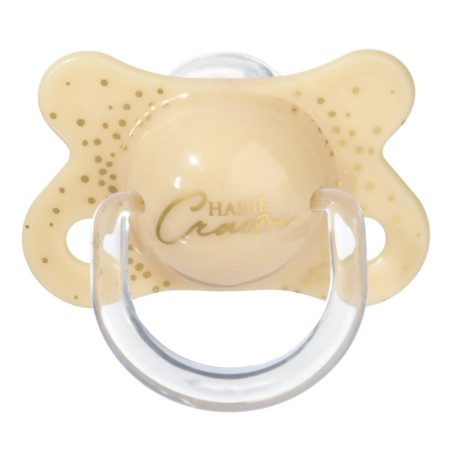 Nipple - New Year's dummy "Happiness", orthodontic, silicone, +6 months, in the container-7