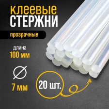 Blue tundra rods, 7 x 100 mm, 20 pcs.