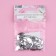 Rhound rhinestones "petal", 7 × 15 mm, 50 pcs, white color