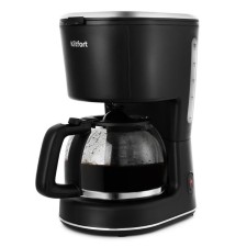 Coffee maker KitFort KT-734, Capilny, 900 watts, 1.2 l, black
