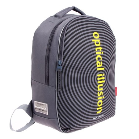 School Bruno VisConti Bruni -Illusion. Circles, 42 x 31 x 14 cm, ergonomic back, penis as a gift-1