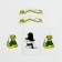 Set of wizard "Faculty of cunning" 6 pcs.