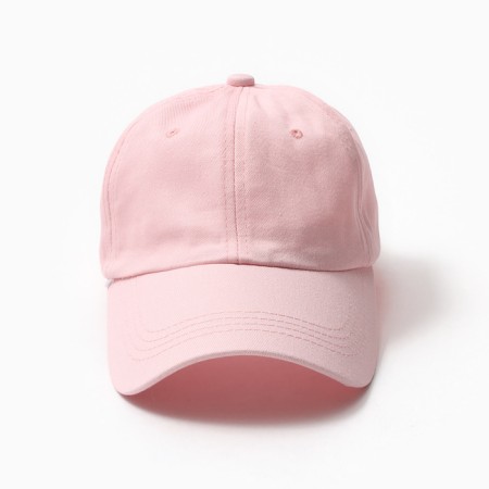 Women's cap monophonic minku, central pink, river 58-1