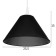Susage "cone" 1x15W E27 Model: BR 00262 White/smoky 25x25x15cm