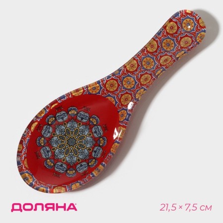 Glass stand under a spoon of the share "Krats", 21.5 × 7.5 × 1.4 cm
