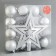 A set of jewelry plastic with the top of 17 pcs "Snow" silver
