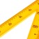 Set for the school board, 5 items: 2 triangles, 1 transporter, 1 circuit, 1 ruler