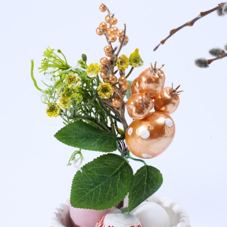 Easter decor »Orange eggs» 7 × 14 × 25 cm-1