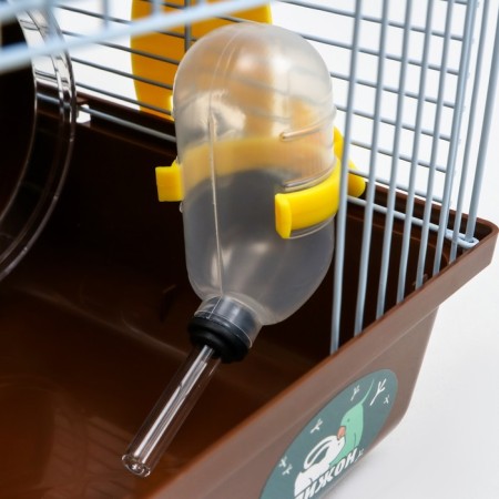 A cage for rodents "Pigger", equipped, 27 x 21 x 26 cm, brown-7