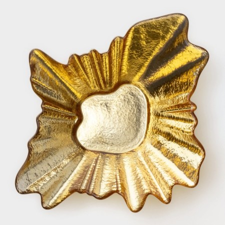 Glass Soldier -based "Reni", 24.5 × 6 cm, gold color-1