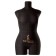 Portnovsky Monica mannequin, Standard set, size 46, black, stand “Milan” and a case-shot