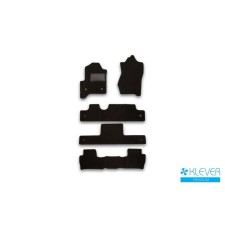 Rugs in the cabin Klever Premium Chevrolet Tahoe, 2015-2016, cross., 5 pcs. (textile)
