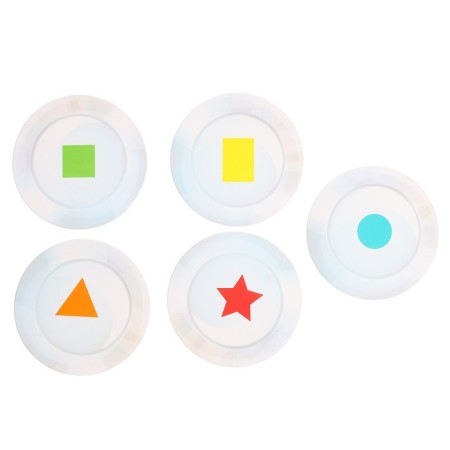 Set with the sponges "Study colors and shapes", write wash-1