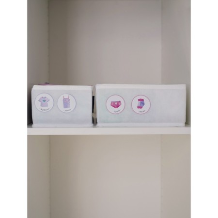 Sticked set 21 × 15 cm, 3 sheets, for pockets in kindergarten, for girls-4