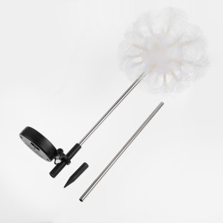 Garden lamp on the sunny battery "Block", 70 cm, 1 LED, glow of multi (RGB)-8