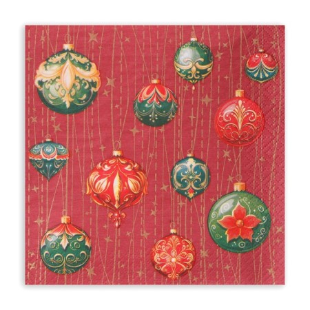 New Year's napkins Paper Grandpero Deluxe "Magic Curtain", 3 layers, 33x33 cm, 20 pcs-1