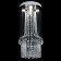 Lamp cascade "Brianna" 5xled chrome 40x40x83cm Bayerlux