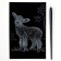 Engraving 10 × 15 cm, cubs of “lamb” (silver)