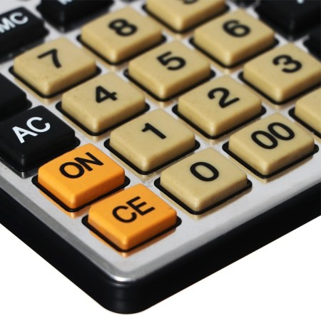 Desktop calculator, 12 - discharge, SDC - 3933-8