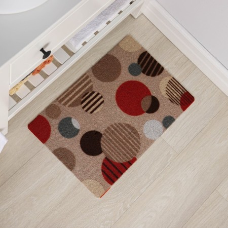 Rapid -shaped moisture -drinking shares, without edging, 37 × 58 cm, beige color-4