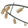 Kaiko chandelier, size 120x80 cm, 12x5W, GU10
