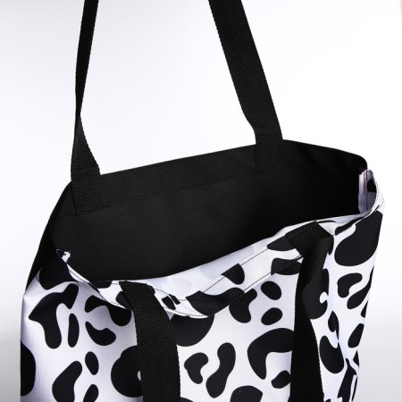 Bag Schoper Leopard, 40x12x38, Black Color-6