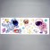 Sticker Plastic Interior color "Cosmonauts with a dog" 30x90 cm