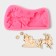 MOLD "SOLT", silicone, 13 × 7.5 × 1.2 cm, pink color