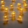 Garland “thread” 2 m dews with nozzles “gingerbread man”, ip20, silver thread, 20 LED, glow warm white, 2 modes, AAX2