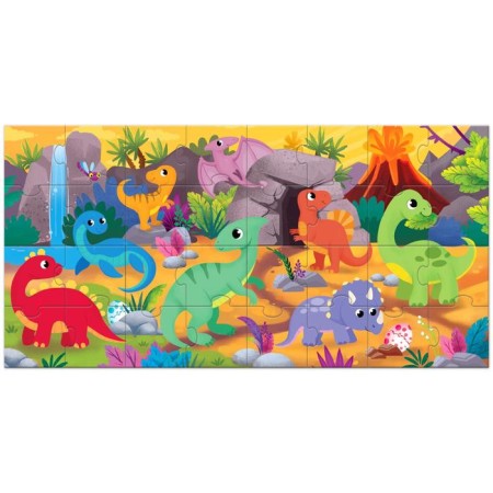 Puzzles 8 in 1 "kids-dinosaurs", bilateral-2