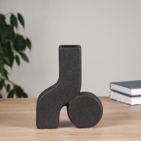 VAZ Coramics Table "Olav" D-4CM, 19.5x16 cm, black