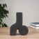 VAZ Coramics Table "Olav" D-4CM, 19.5x16 cm, black