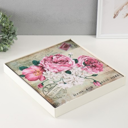 Photo album magnetic 20 sheets "Flower Parcel" 33x35x4 cm-5
