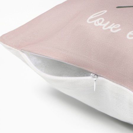 Ethel pillow "Love EVERYWHERE" 40X40 cm, velor, 100% p/e-3