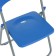 Folding chair on a metal frame, blue