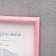 Photo frame plastic L-4 21x30 cm pink (plastic screen)