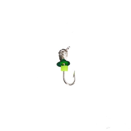 Mormyshka drop (Galvanik silver), weight 0.15 g, size 2