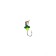 Mormyshka drop (Galvanik silver), weight 0.15 g, size 2