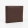 Male purse on a magnet, department for bills, for maps, for coins, brown color