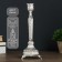 Summary Metal for 1 candle "Pattern" silver 25x10x9.5 cm