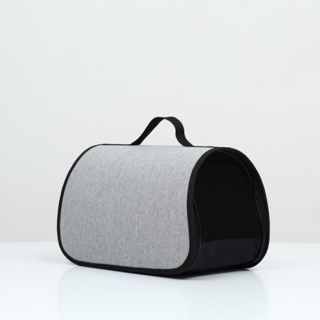 Bag - Animal Carriage "Carpetbegger", 36.5 x 22 x 22 cm, gray-2