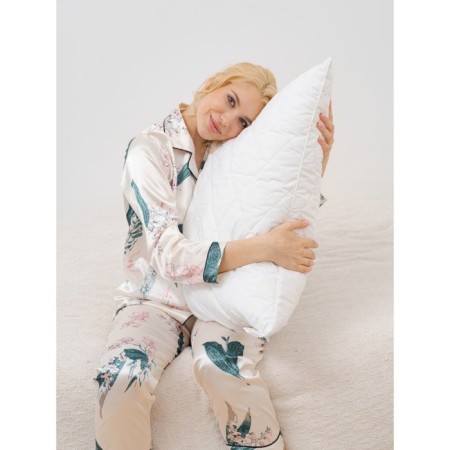 The pillow of the banged "charm", size is 40x60 cm, artificial swan fluff-2