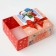 Folding box "New Year's Post", 15 x 15 x 8 cm, New Year