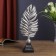 Souvenir Polystone "Peryshko" silver 32x12.5x7 cm