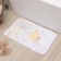 Bathroom mat Ethel "Be Happy", 80x50 cm, velor